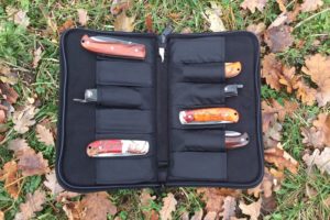 Softcase for 12 folding knives