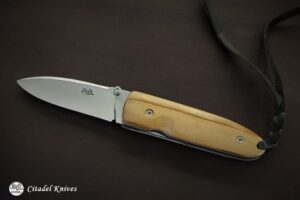 Citadel Monterey olive wood- Folding Knife.