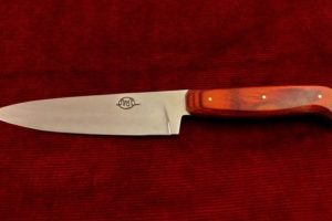 Chef Knife Citadel Sabat 4 wood style