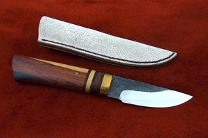 Knife Citadel Nordic big engraved rayskin sheath