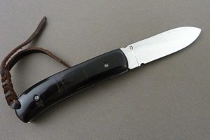 Pocket Knife Citadel Fidel liner horn