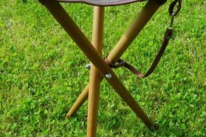 Tabouret Trépied pliant toile