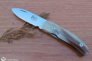 Pocket Knife Citadel Coubi Cow Horn
