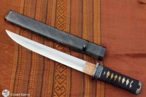 Japanese Knife Citadel Tanto Rayskin Saya