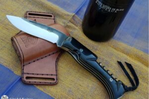 Citadel “Le Chasseur and Leather Sheath”- Folding Knife.