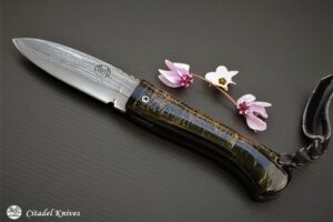 Citadel “Aizto Damascus”- Friction Folding Knife.