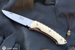 Citadel “Kampot Bone Zebra”- Folding Knife