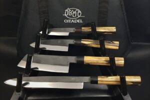 Citadel “Set de 4 Hotcho Ébène Royal”- Couteau de cuisine.