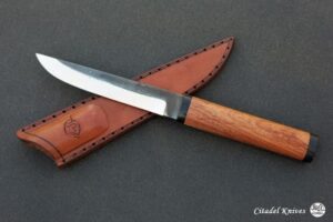 Citadel “Steak Knife With Leather Sheath”- Fixed blade knife.