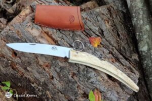 Citadel “Gitano big with leather sheath”- Folding knife.