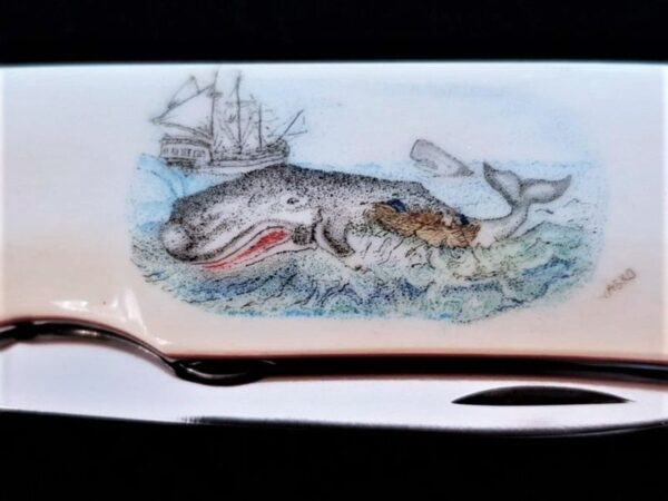 Citadel scrimshaw knife