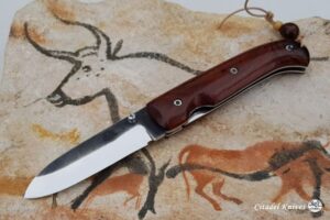 Citadel “Danang Rosewood Gravé”- Couteau de poche.