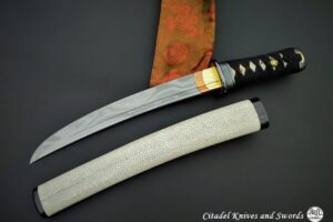 Citadel Tanto “Tapioca Damascus”- Japanese Style Knife.