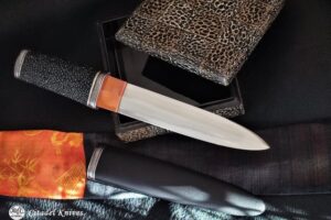 Citadel Susume Bati ” BLACK SAND”- Couteau Japonais.