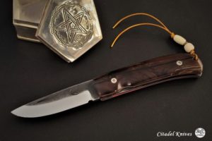 Citadel Fidel #2 BOXWOOD- Folding Knife.