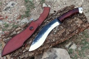 Citadel Kukri Gurkha avec Pommeau Acier- Couteau à lame fixe.