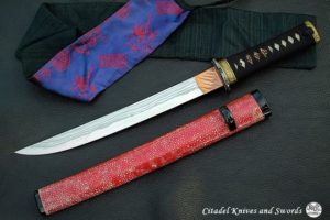 Citadel Tanto Damascus “HIGASHIKAGAWA”- Japanese style Knife.