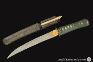 Citadel Tanto “Kozuka-Damas”- Couteau de Style Japonais.