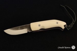 Citadel Saigon Bone Engraved- Folding Knife.