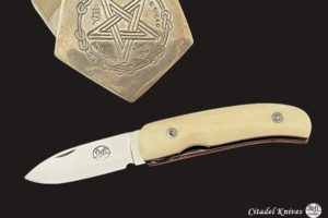 Citadel Coubi Bone Engraving- Folding Knife