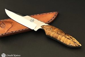 Citadel Mightnight Luxe Beech wood- Fixed Blade Knife.