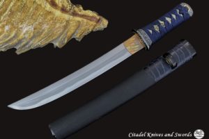 Citadel Tanto “ISHIZUHAMA” avec son Kozuka- Couteau Japonais.