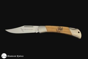 Branwen long gravé- Couteau de poche.