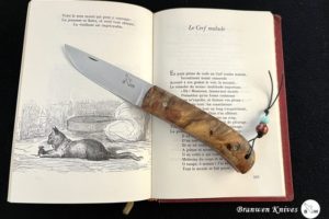 Branwen Camilo « GREEN LAGOON »- Couteau de Poche.