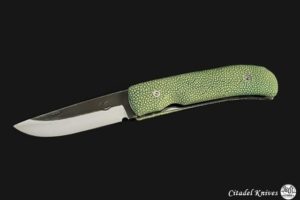 Citadel FIDEL #2 GALUCHAT VERT- Couteau de Poche.