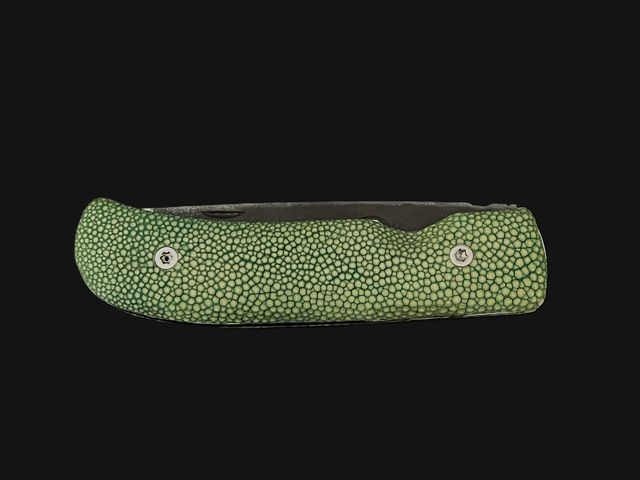 Citadel FIDEL #2 GALUCHAT VERT- Couteau de Poche. - Image 4