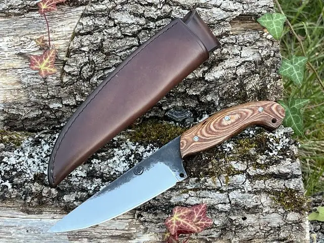 Citadel SBD Micarta Marron- Couteau à Lame Fixe. - Image 4
