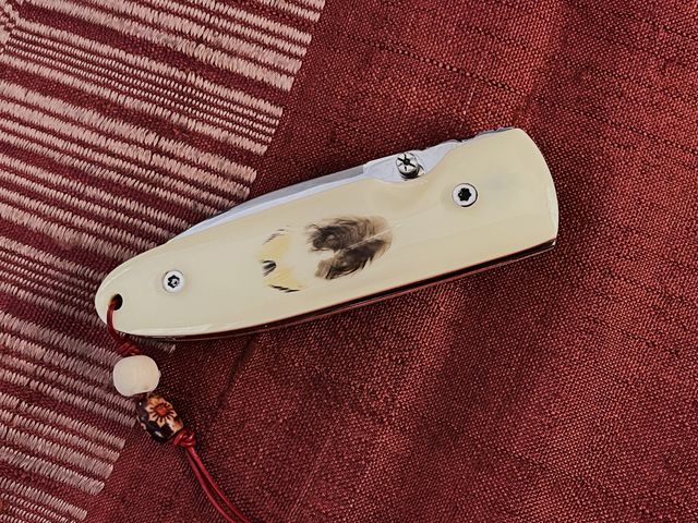 Citadel MONTEREY Folding Knife- Liner Lock with Feather Handle. - Image 3
