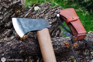 Citadel Outdoor Survival Hand Forged Tomahawk Axe.